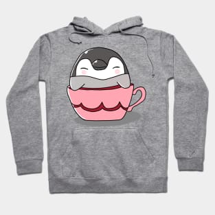 Penguin in a cup cute Hoodie